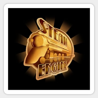 steam engine Sticker